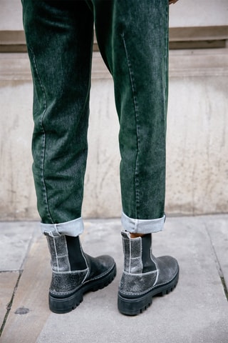 Jean boyfriend 7/8 Maeva - Vert
