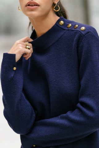 Robe dte Reliane Plain - Bleu