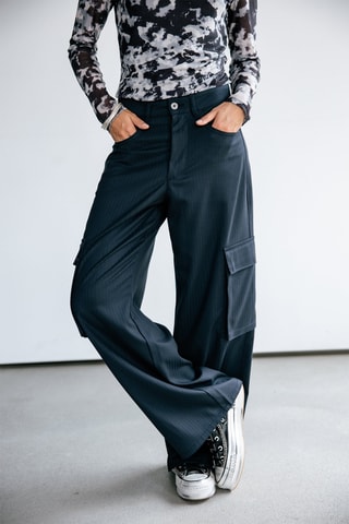 Pantalon cargo Bono Crown - Bleu marine