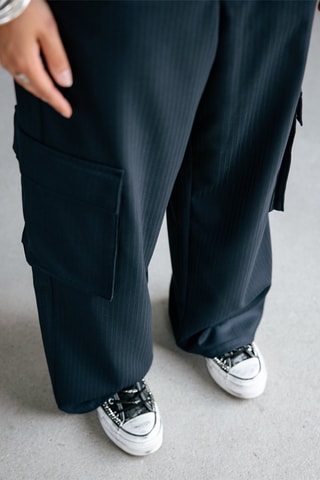Pantalon cargo Bono Crown - Bleu marine