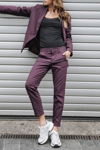 Pantalon slim Claudia Kumba - Violet