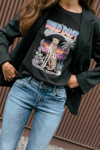 T-shirt droit Suria - Gris foncé