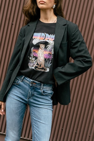 T-shirt droit Suria - Gris foncé