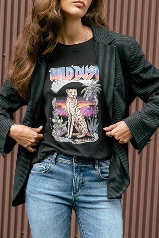 T-shirt droit Suria - Gris foncé
