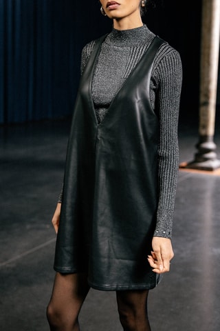 Robe trapèze Rozina - Noir