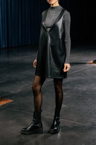 Robe trapèze Rozina - Noir