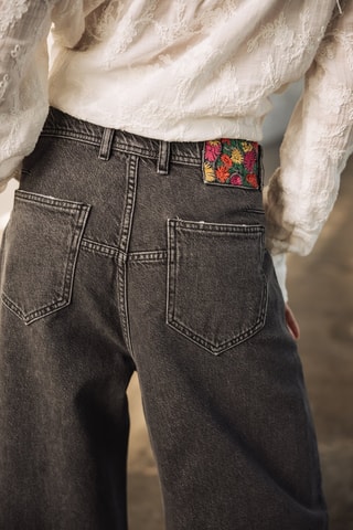 Jean wide legs - Gris