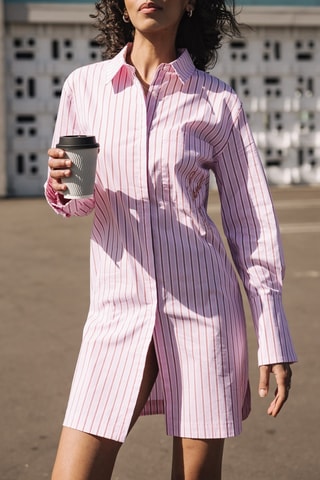 Robe chemise - Rose
