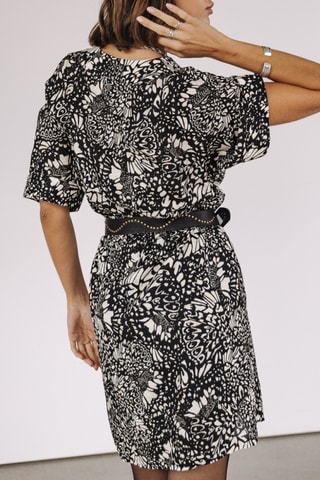 Robe courte Roza Beetle - Noir