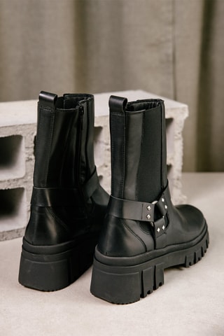 Bottines Chelsea en cuir Verolina - Noir