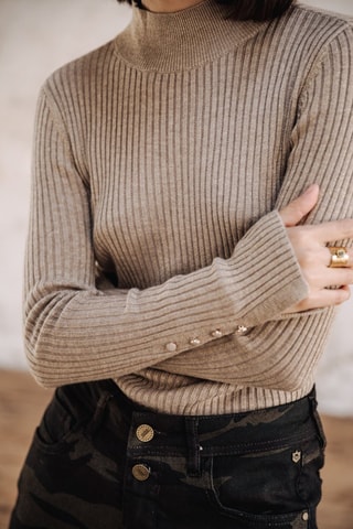Pull en laine Pryma - Beige