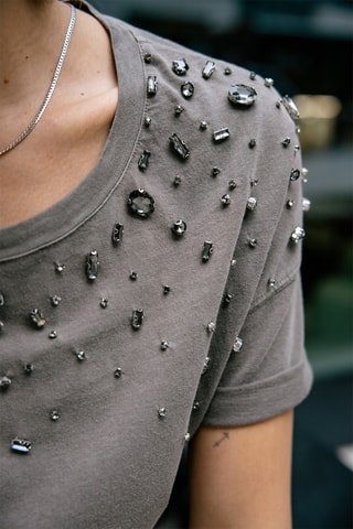 T-shirt Tomia - Gris
