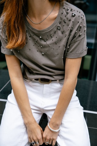 T-shirt Tomia - Gris