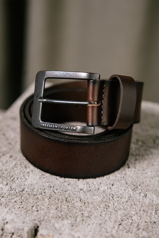 Ceinture en cuir Riner - Marron
