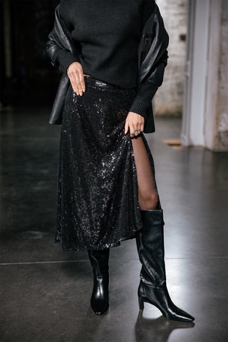 Jupe longue Jiny - Noir