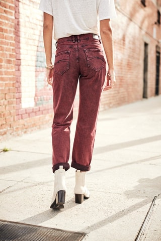 Jean droit Harper Denim - Rouge
