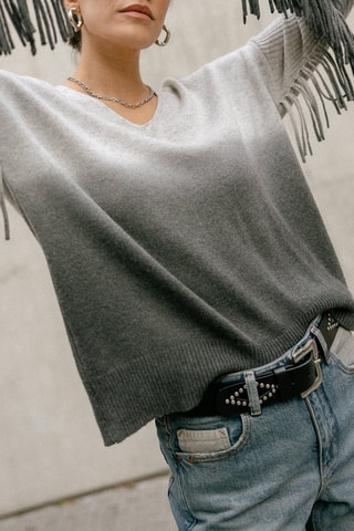Pull dip and dye Phara - Gris