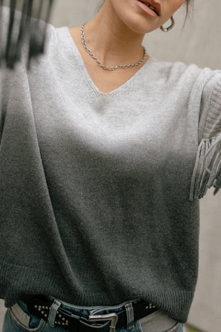 Pull dip and dye Phara - Gris