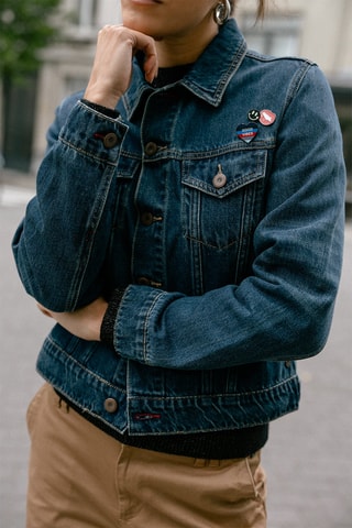 Veste en jean Amber - Bleu