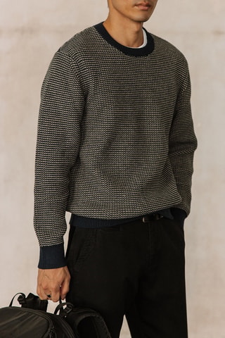 Pull en laine Solino - Noir