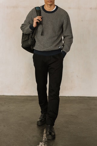 Pull en laine Solino - Noir