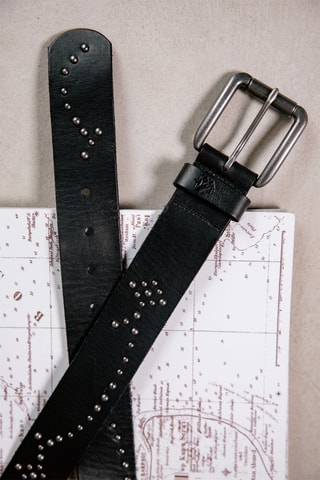 Ceinture en cuir Eris - Noir
