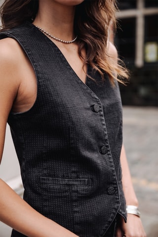 Gilet de costume Gladys SDM - Noir