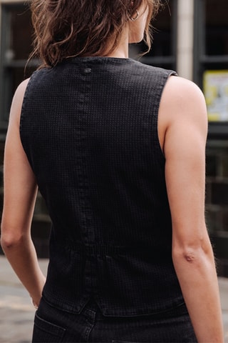 Gilet de costume Gladys SDM - Noir