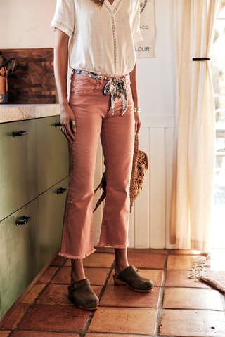 Jean bootcut Norma California - Rouge