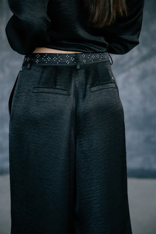 Pantalon palazzo Paolina - Noir