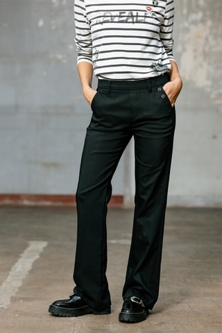 Pantalon taille haute Roma - Noir