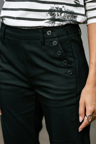 Pantalon taille haute Roma - Noir