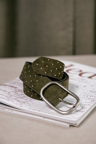 Ceinture en nubuck Peralta - Kaki