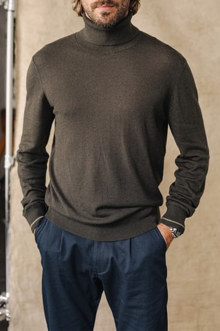 Pull en laine et cachemire Romeo Nacka - Vert