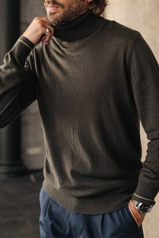 Pull en laine et cachemire Romeo Nacka - Vert