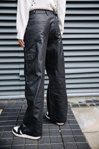 Pantalon Moxie Coated - Noir