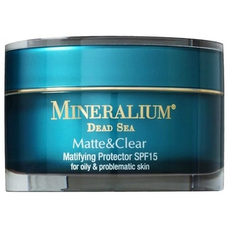 Crème matifiante SPF15 - Minéraux de la mer Morte - Matte & clear - Peaux grasses à problèmes - 50 ml