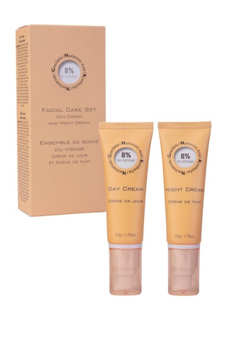 Coffret de creme de dia e noite 8% by Kedma - 2 produtos