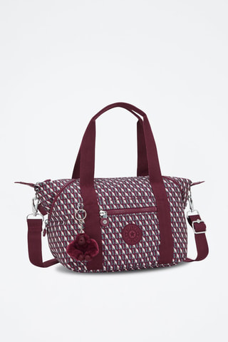 Sac à main Art - Bordeaux et écru