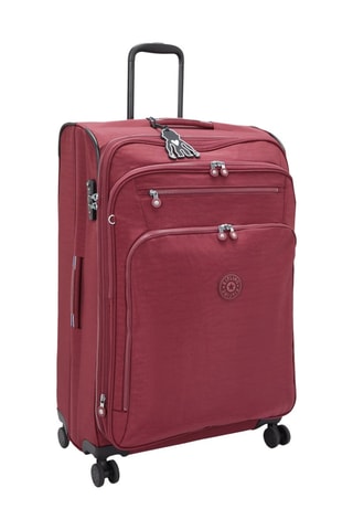 Mala de grande volume New Youri Spin (L) - Bordô - 76 cm