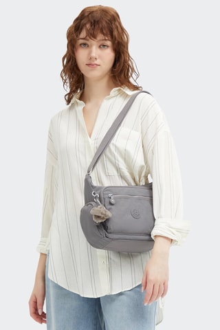 Sac bandoulière Gabbie S - Gris clair