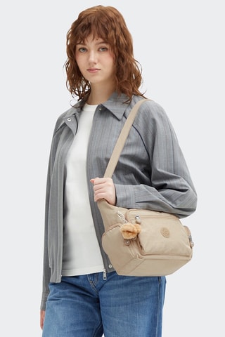 Sac bandoulière Gabbie S - Beige