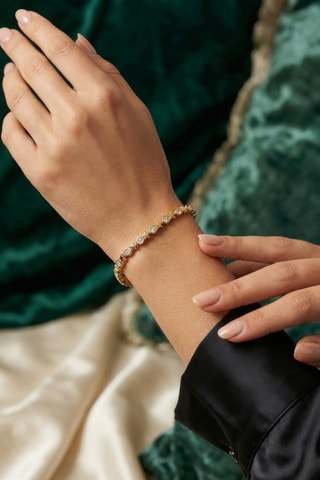 Open Armband - Doublé Geelgoud