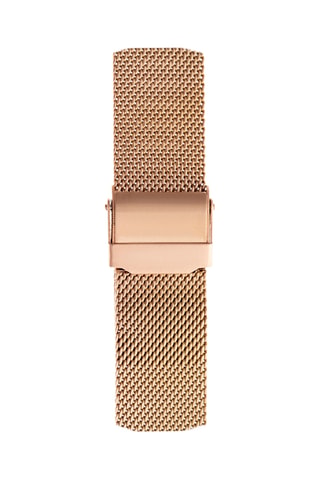 Stalen Quartz Horloge  Roségoudkleurig en Wit - Paul McNeal