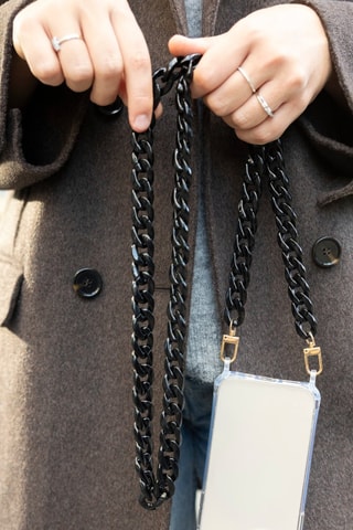 Smartphone Schouderketting - Zwart