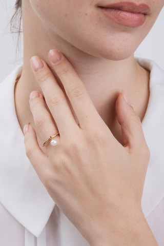Bague - Argent et perle de culture d’eau douce
