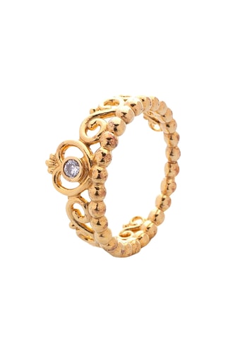 Ring - Zilver Doublé Geelgoud