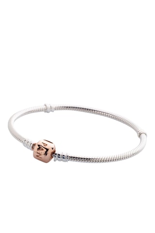 Bracelet - Argent et plaqué or rose