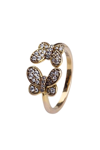 Bague - Argent et plaqué or jaune