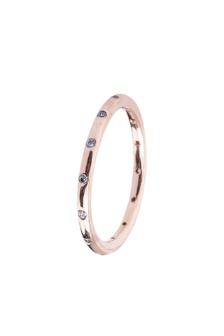 Bague - Argent plaqué or rose et plaqué or rose